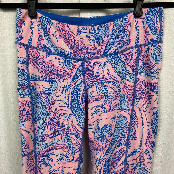 Lilly Pulitzer Luxletic Weekender Legging in Maybe Gator Sz.M - Picture 4 of 14